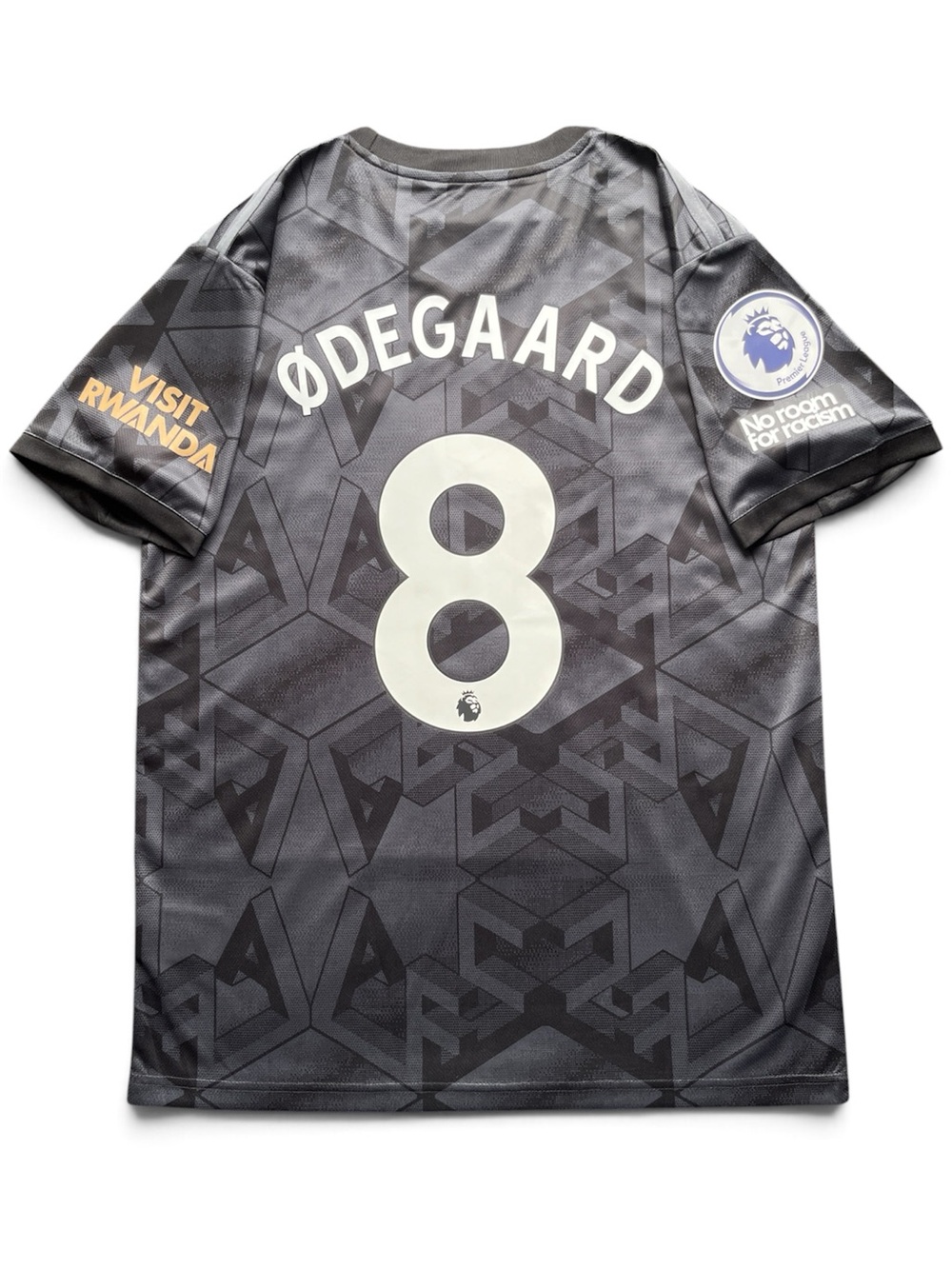 Odegaard #8 Arsenal Soccer Jersey Away 2022/2023 Black